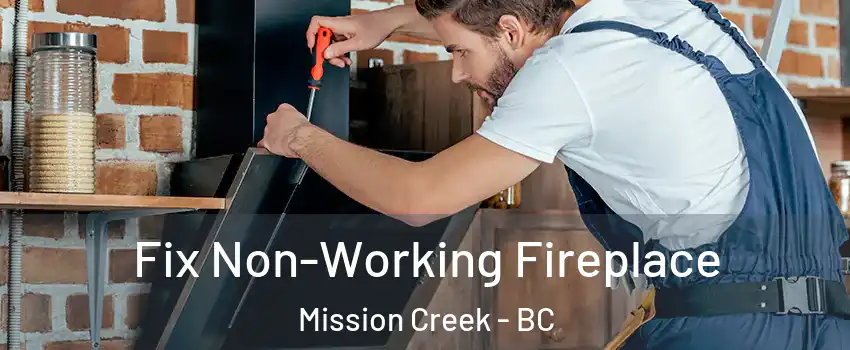  Fix Non-Working Fireplace Mission Creek - BC